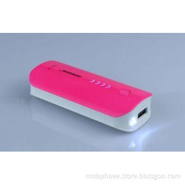 Pink 5600mAh Lithium Samsung / Iphone Power Bank Power Supp